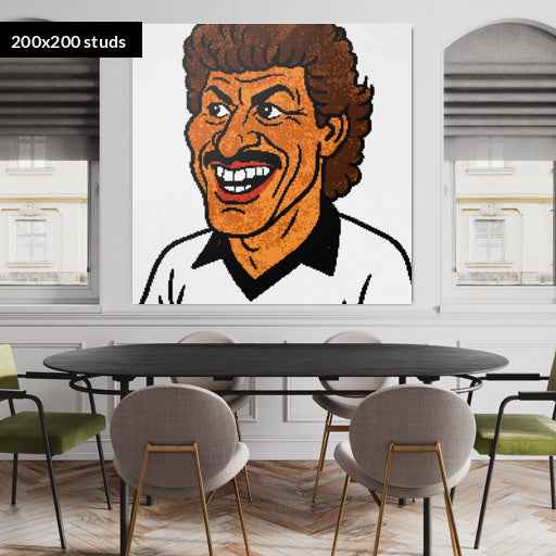 200*200studs, 160*160cm, 63*63inch