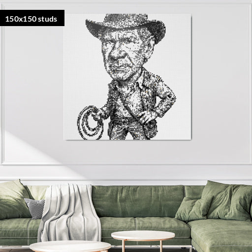 150*150studs, 120*120cm, 47,25*47,25inch