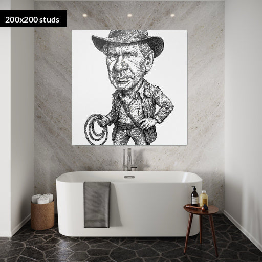 200*200studs, 160*160cm, 63*63inch