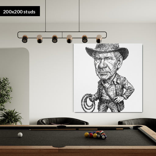 200*200studs, 160*160cm, 63*63inch