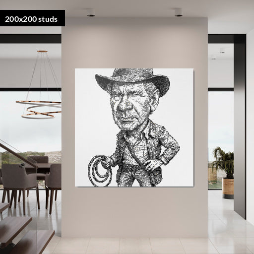 200*200studs, 160*160cm, 63*63inch