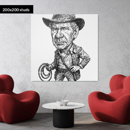 200*200studs, 160*160cm, 63*63inch