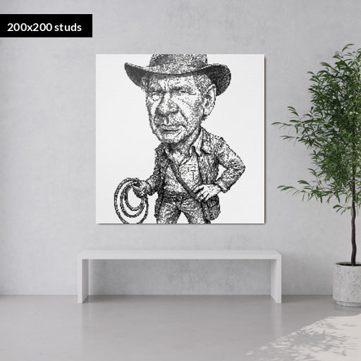 200*200studs, 160*160cm, 63*63inch