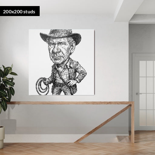 200*200studs, 160*160cm, 63*63inch