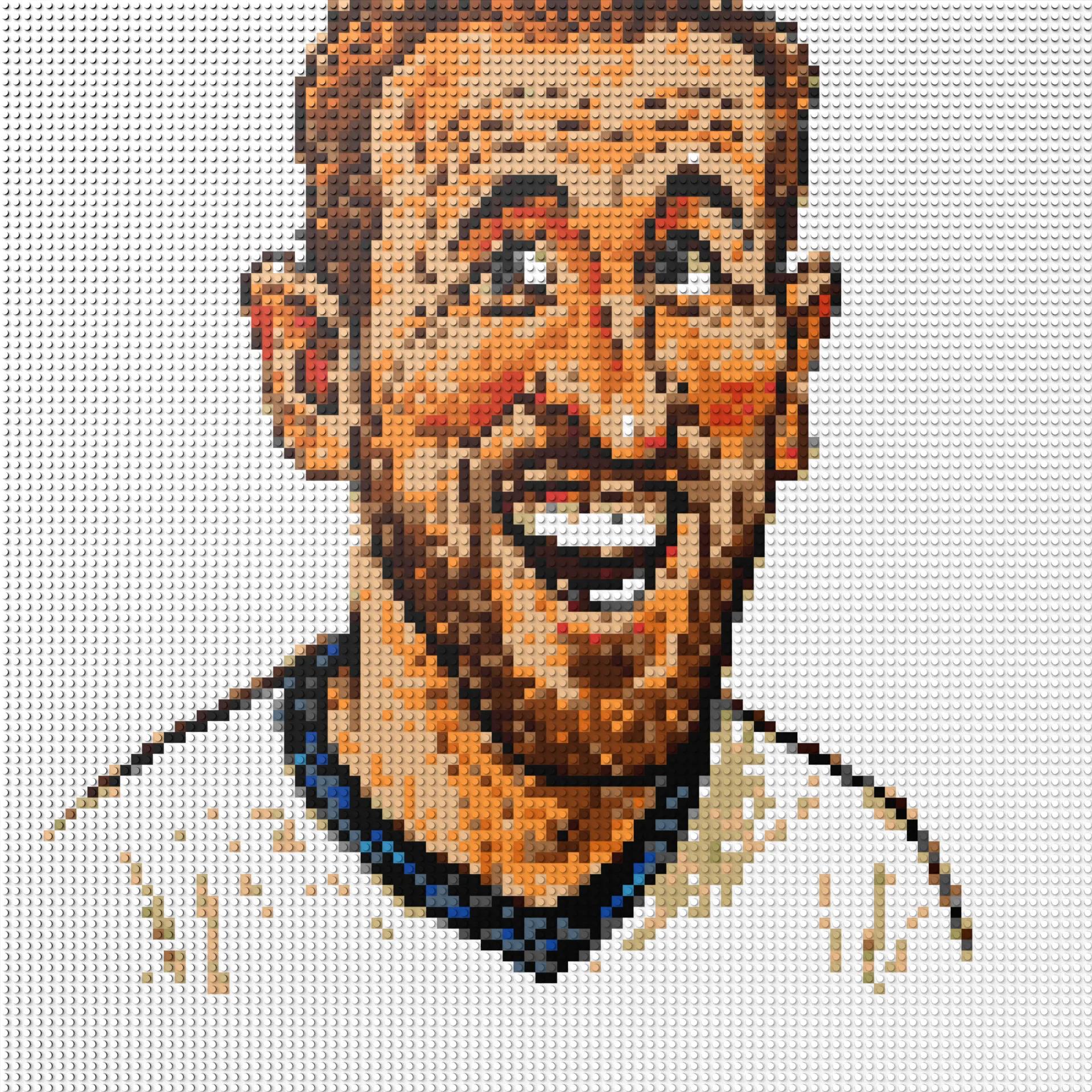 100*100studs, 80*80cm, 31,5*31,5inch