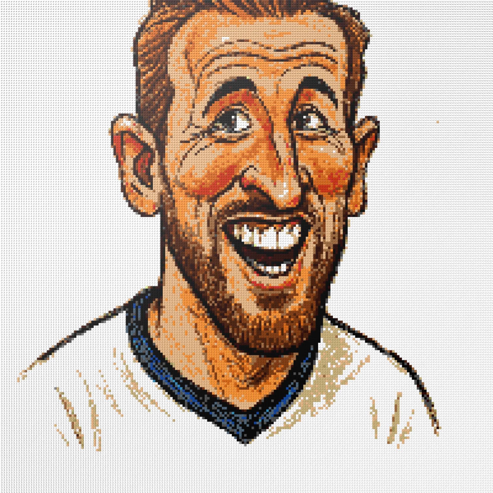 200*200studs, 160*160cm, 63*63inch