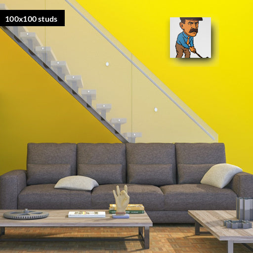 100*100studs, 80*80cm, 31,5*31,5inch