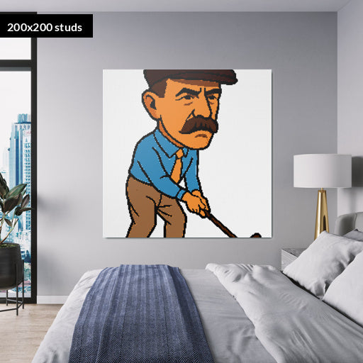 200*200studs, 160*160cm, 63*63inch