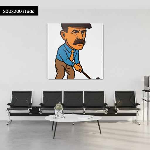 200*200studs, 160*160cm, 63*63inch