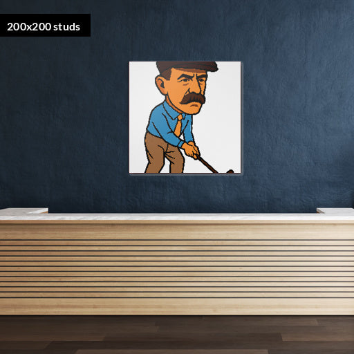 200*200studs, 160*160cm, 63*63inch