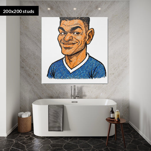 200*200studs, 160*160cm, 63*63inch