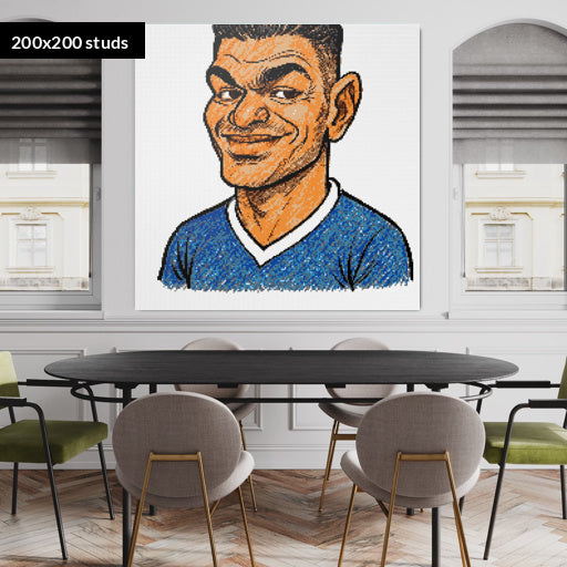 200*200studs, 160*160cm, 63*63inch