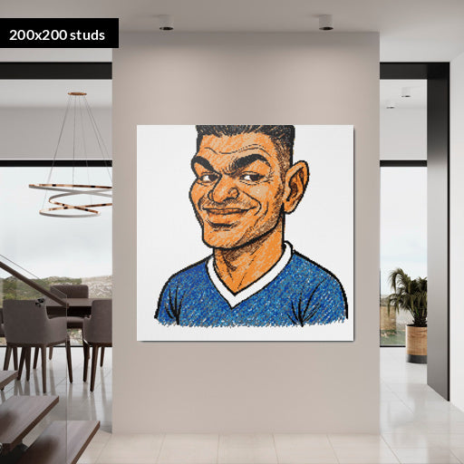 200*200studs, 160*160cm, 63*63inch