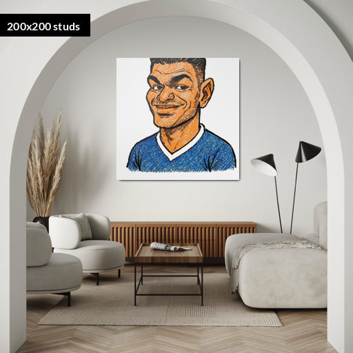 200*200studs, 160*160cm, 63*63inch