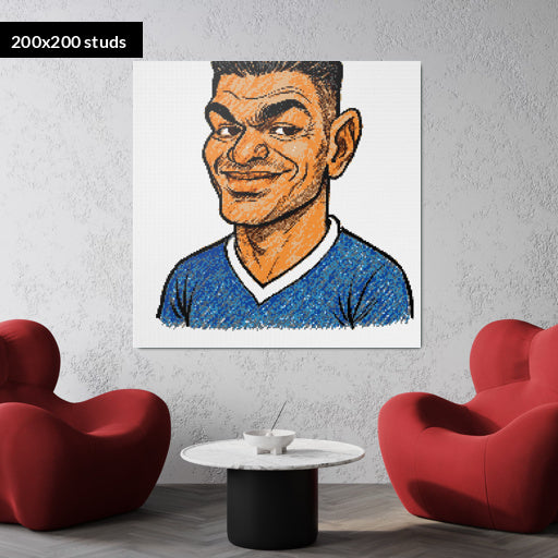 200*200studs, 160*160cm, 63*63inch
