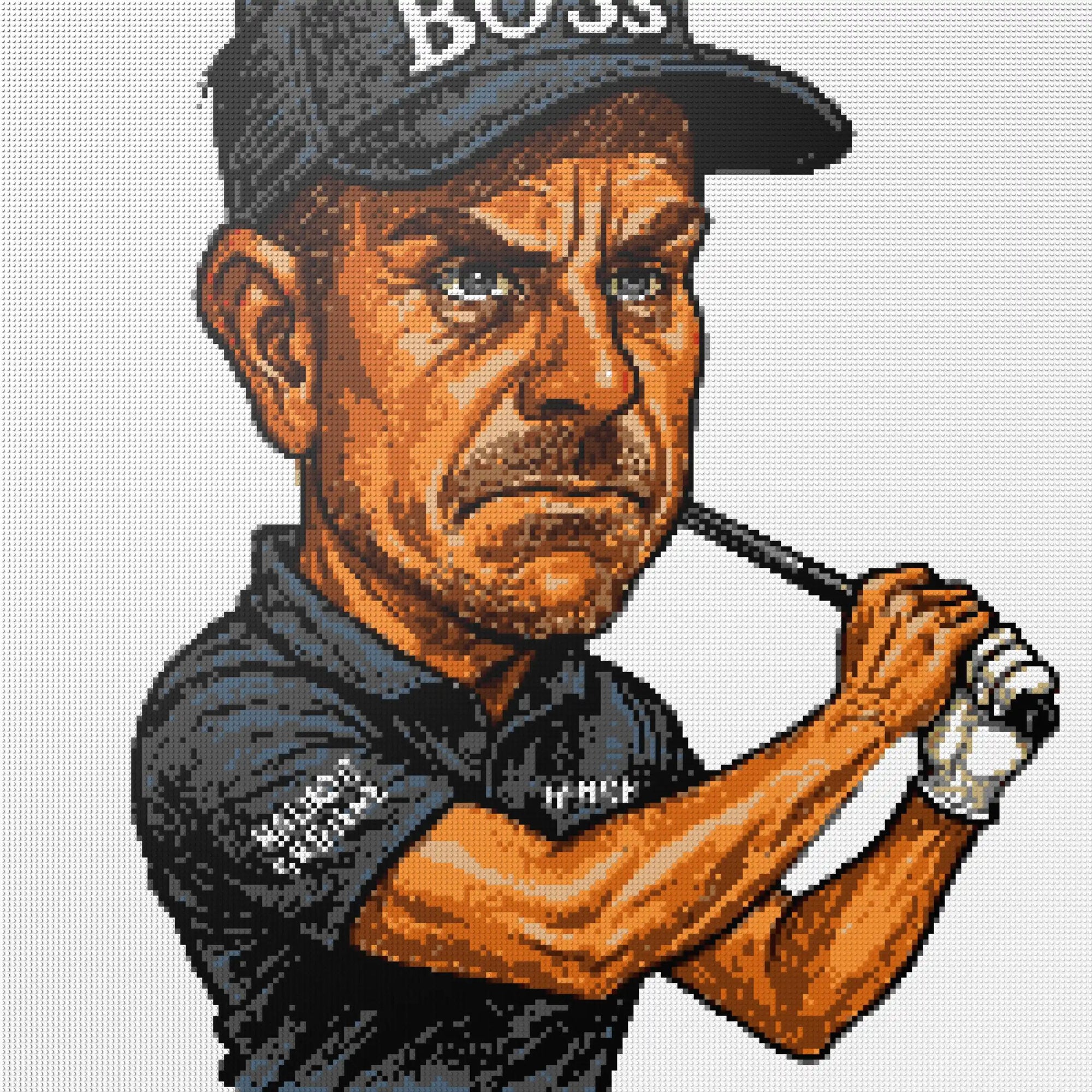 200*200studs, 160*160cm, 63*63inch