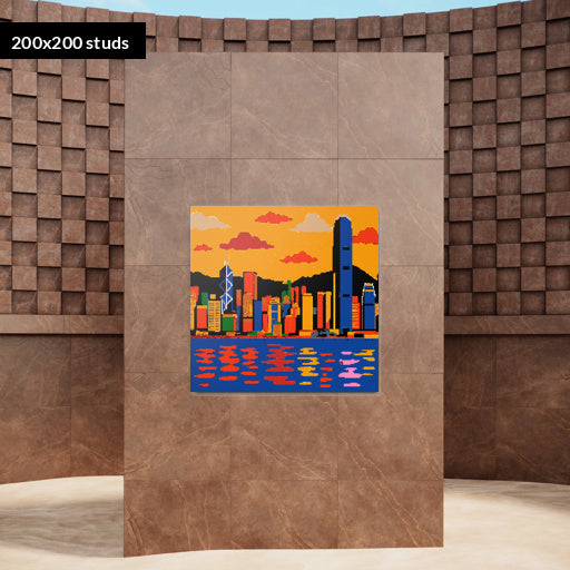200*200studs, 160*160cm, 63*63inch
