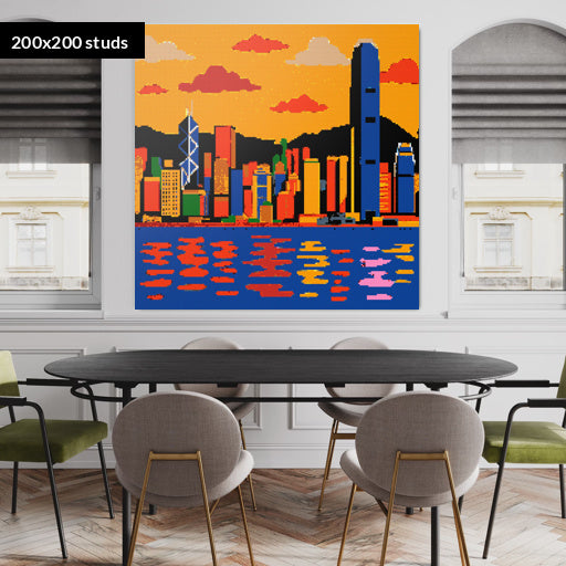 200*200studs, 160*160cm, 63*63inch