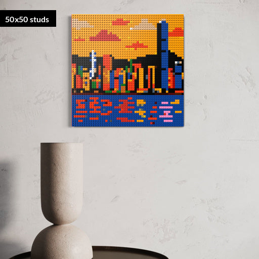 50*50studs, 40*40cm, 15,75*15,75inch