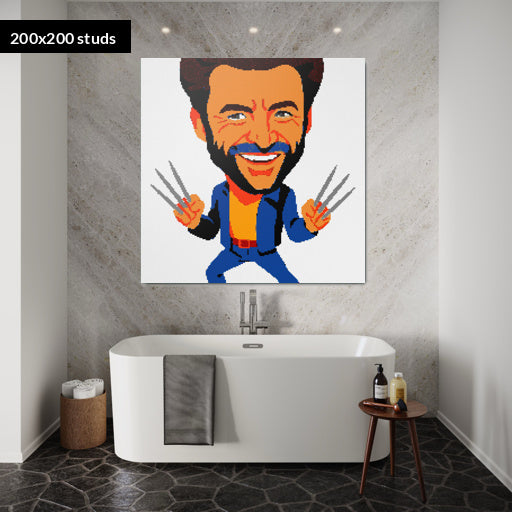 200*200studs, 160*160cm, 63*63inch