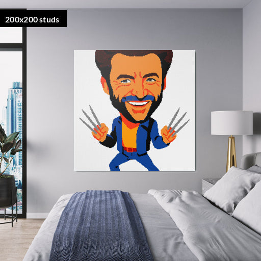 200*200studs, 160*160cm, 63*63inch