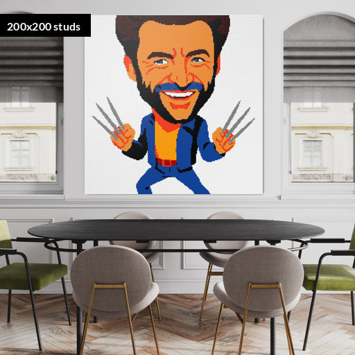 200*200studs, 160*160cm, 63*63inch