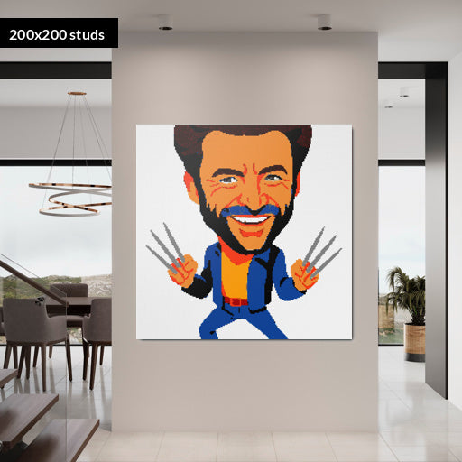 200*200studs, 160*160cm, 63*63inch