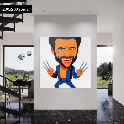 200*200studs, 160*160cm, 63*63inch