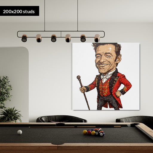 200*200studs, 160*160cm, 63*63inch