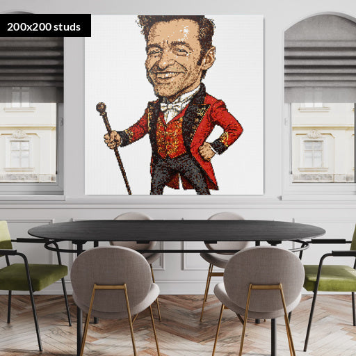 200*200studs, 160*160cm, 63*63inch