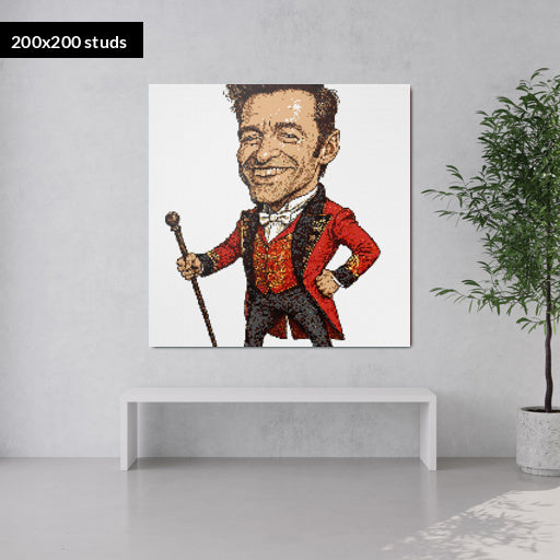 200*200studs, 160*160cm, 63*63inch