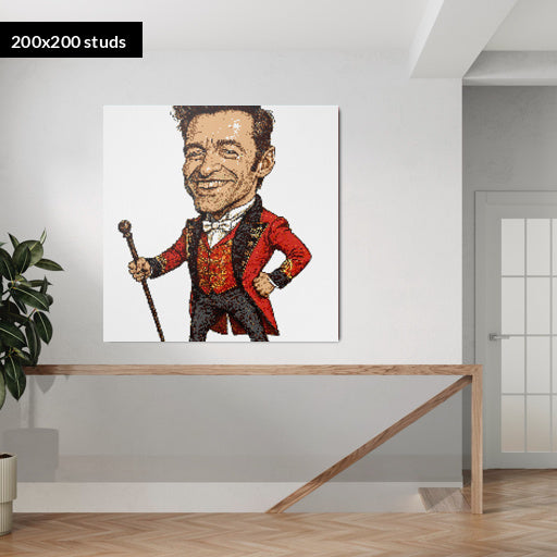 200*200studs, 160*160cm, 63*63inch