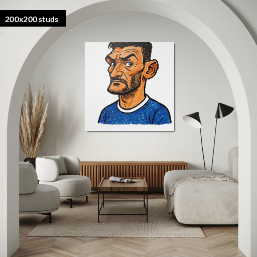 200*200studs, 160*160cm, 63*63inch