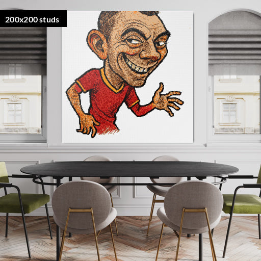 200*200studs, 160*160cm, 63*63inch