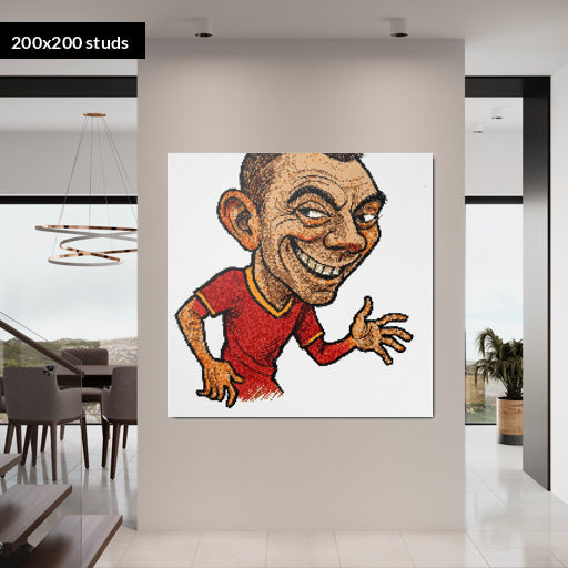 200*200studs, 160*160cm, 63*63inch