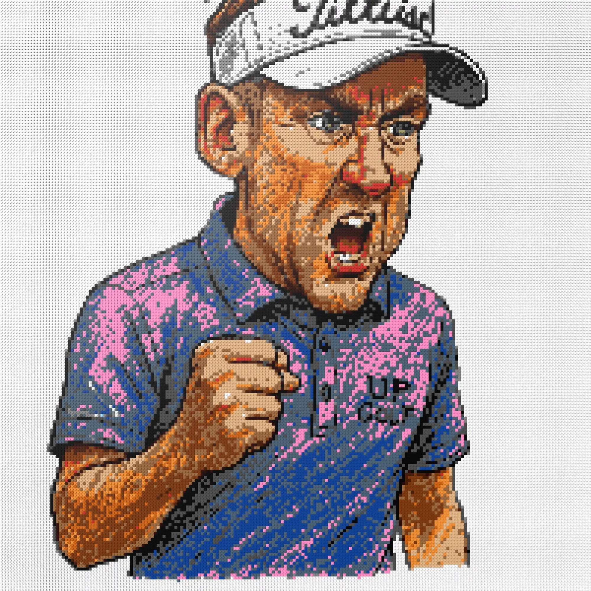 200*200studs, 160*160cm, 63*63inch