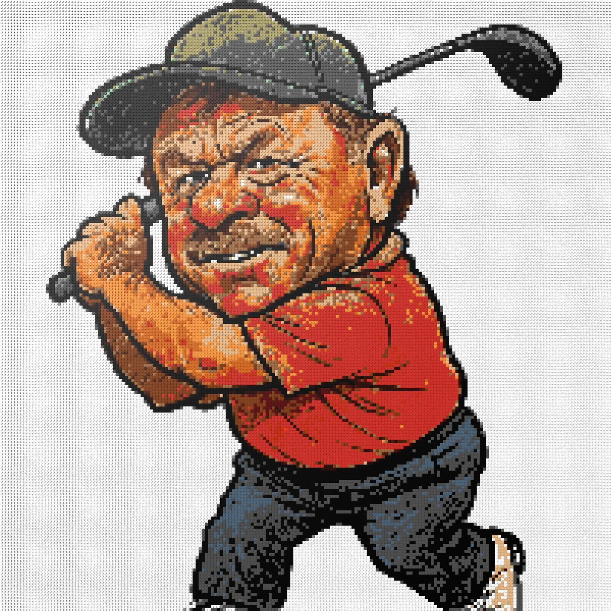 200*200studs, 160*160cm, 63*63inch