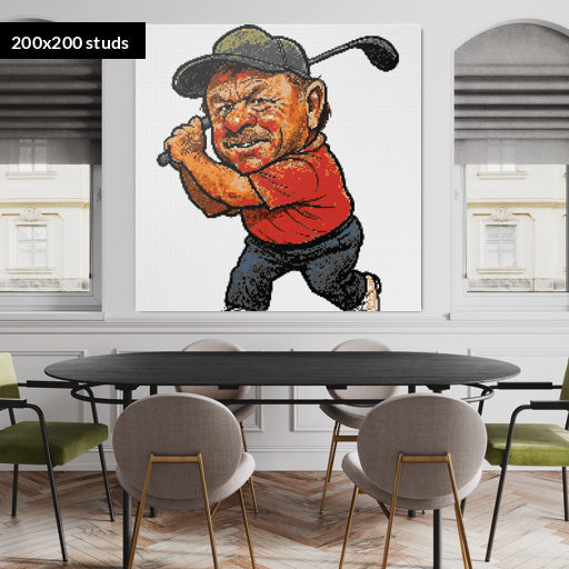 200*200studs, 160*160cm, 63*63inch