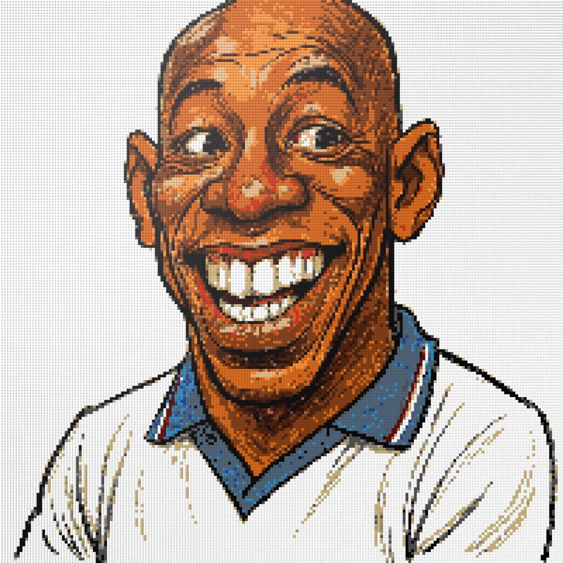 200*200studs, 160*160cm, 63*63inch