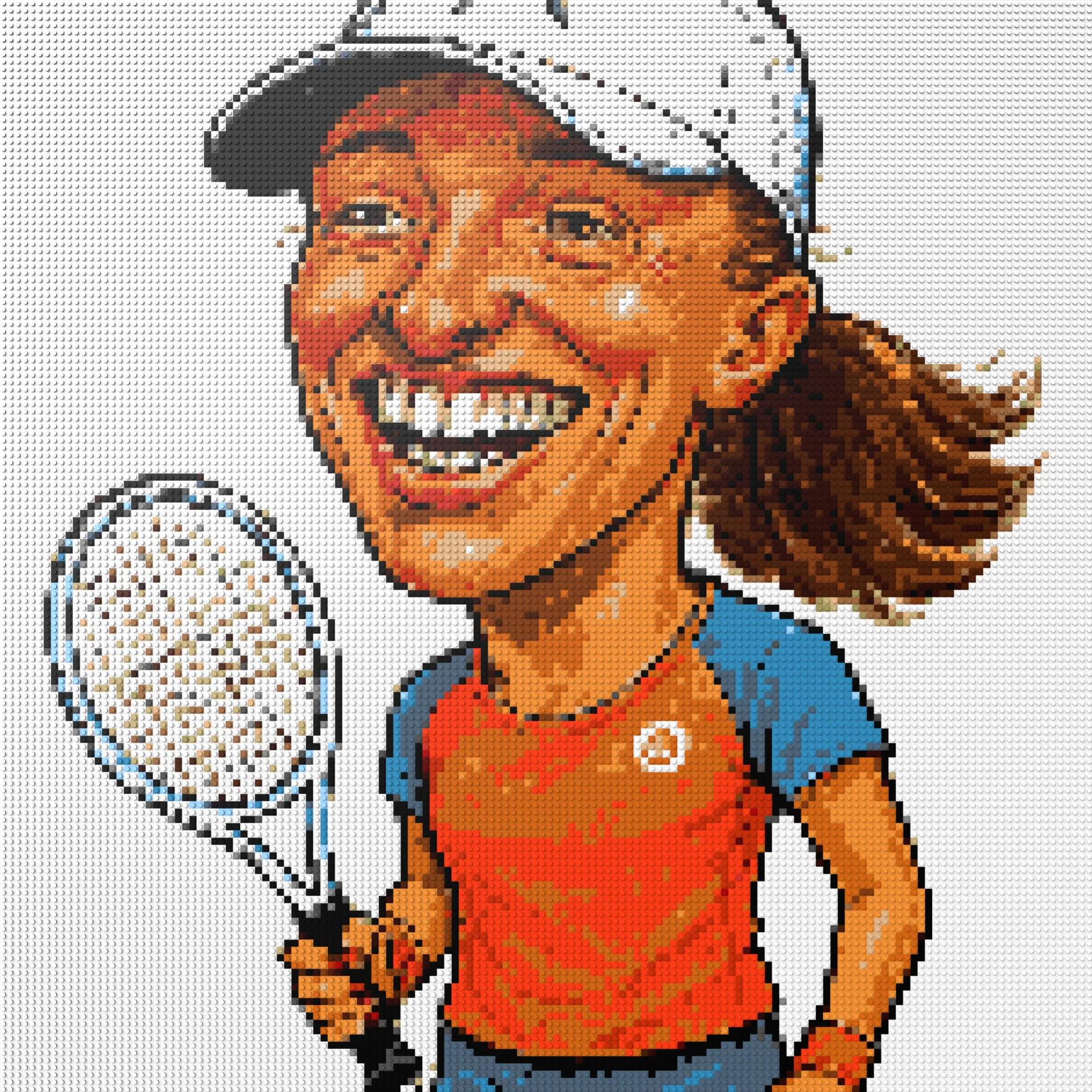 150*150studs, 120*120cm, 47,25*47,25inch