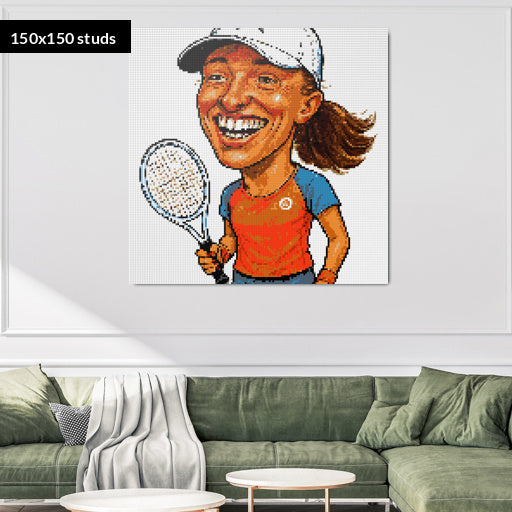 150*150studs, 120*120cm, 47,25*47,25inch