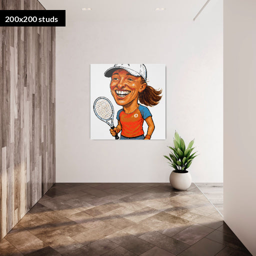 200*200studs, 160*160cm, 63*63inch