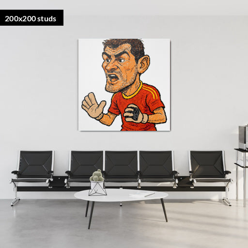 200*200studs, 160*160cm, 63*63inch