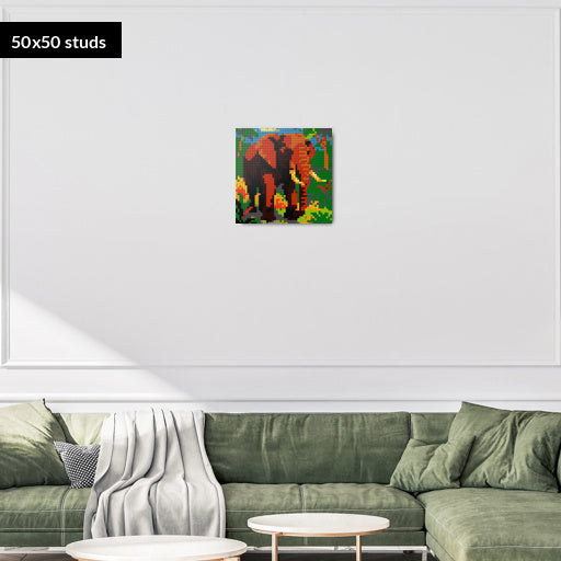 50*50studs, 40*40cm, 15,75*15,75inch