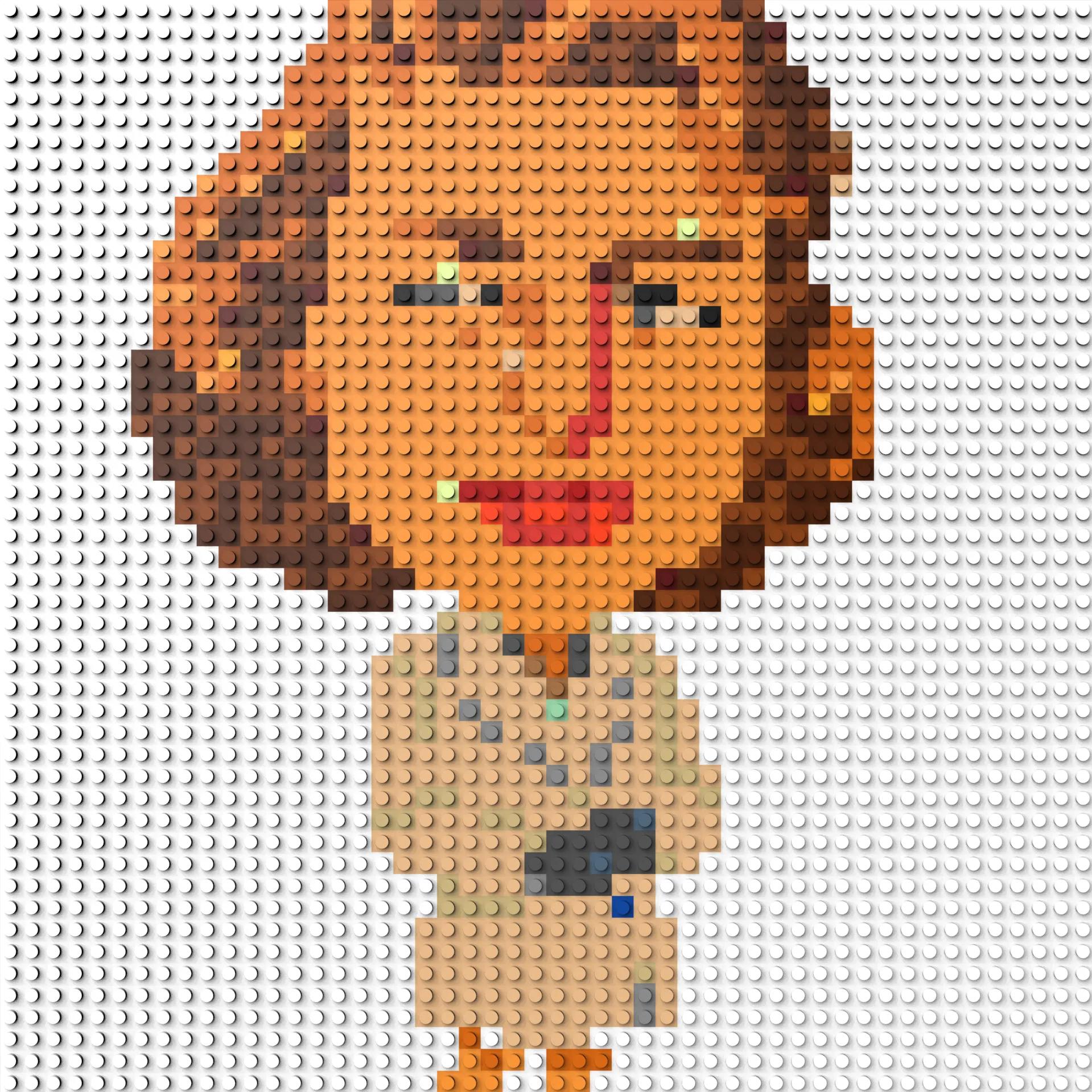 50*50studs, 40*40cm, 15,75*15,75inch