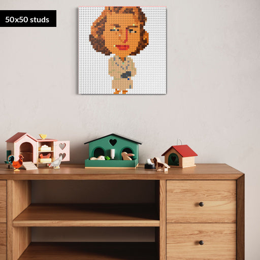 50*50studs, 40*40cm, 15,75*15,75inch