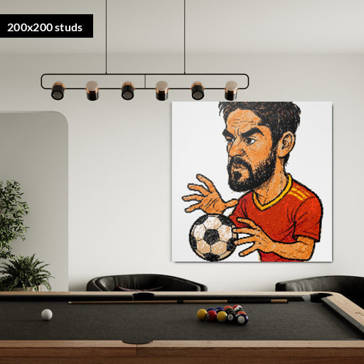 200*200studs, 160*160cm, 63*63inch