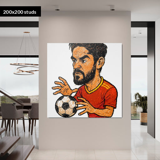 200*200studs, 160*160cm, 63*63inch