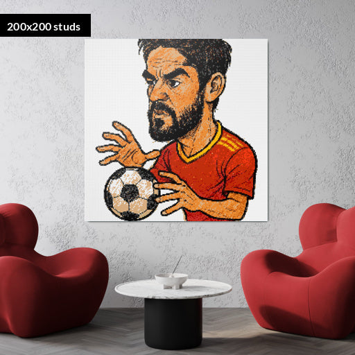 200*200studs, 160*160cm, 63*63inch