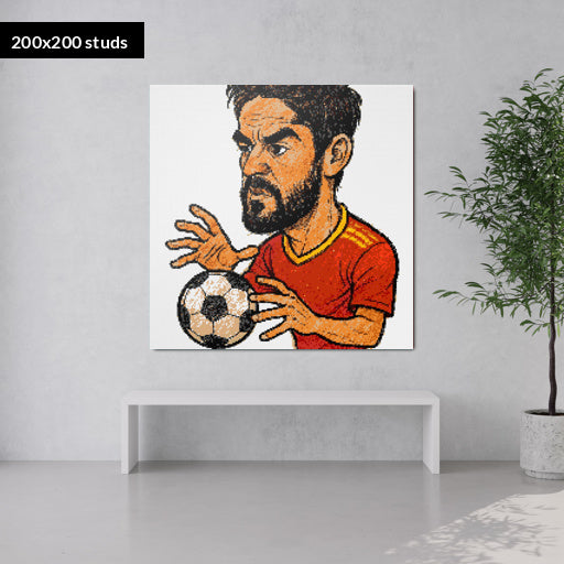 200*200studs, 160*160cm, 63*63inch